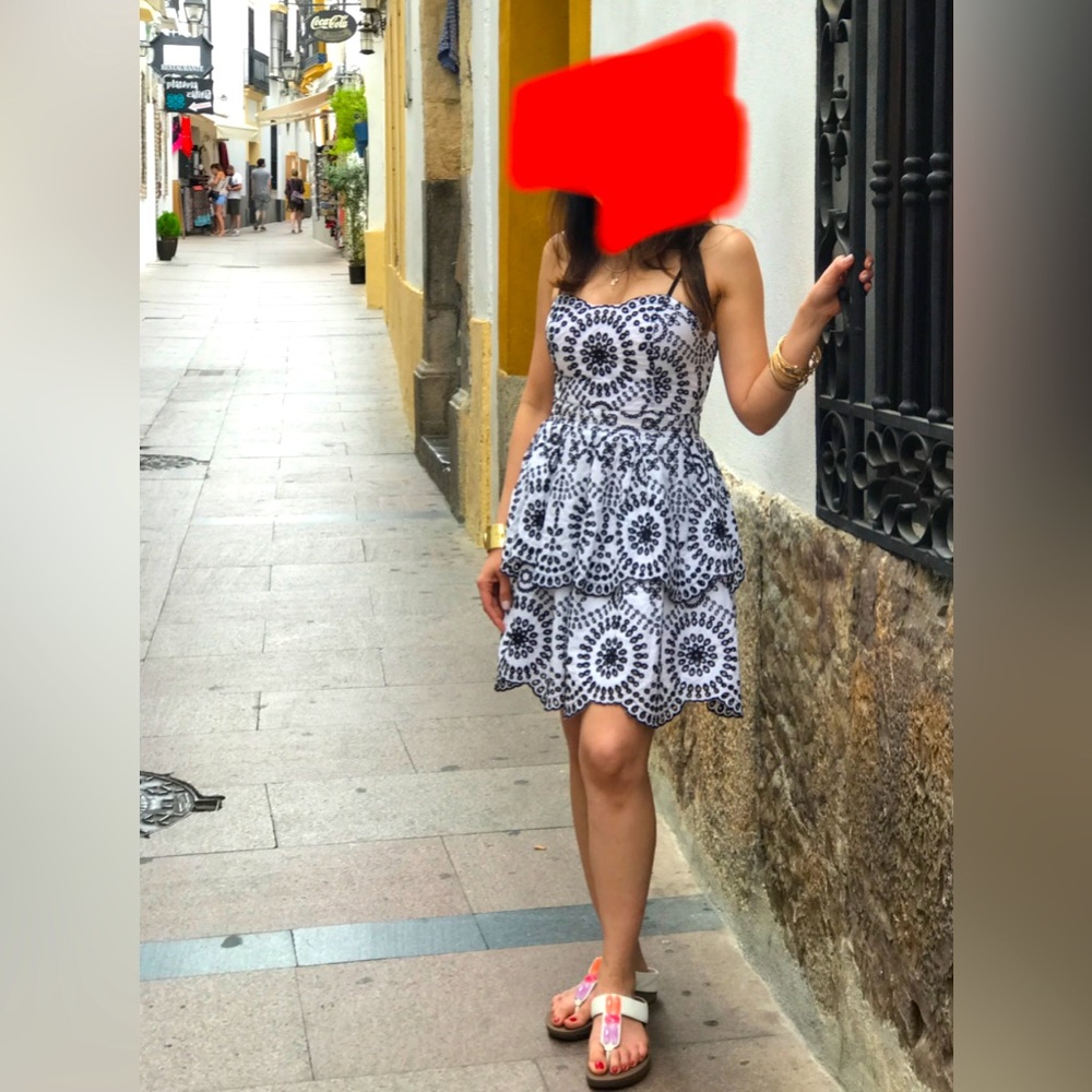 Express Eyelet Spaghetti Strap Dress Size 2